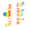 LGBTQ rainbow