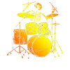 Skelet drummer drums drummers Halloween
