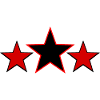 Stars black red