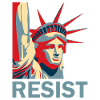 Anti- Resist Statue of Liberty