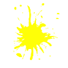 Farbklecks gelb