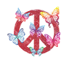 Hippie Butterflies Hippies Flower Power 60'ere