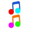 Bunt Noten Musiknoten Musik