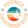 Physique gangster signe caractères physicien