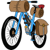 Bikepacker Bikepacking bike with bags