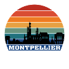 Montpellier Skyline Souvenir France Silhouette