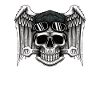 Skull Mechanics Biker's Design