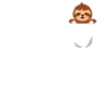 Faultier Tasche Sloth Pocket Animals