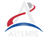 Logo programu Artemis Księżyc Mars Space Nasa Lunar Mi