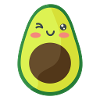 Sweet Avocado Kawaii