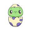 Small dinosaur from the egg