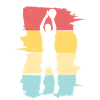 Basket basket-ball rétro cadeau