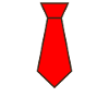 Red tie