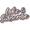 Like & Subscribe 70s Style