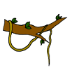 Branch liana jungle
