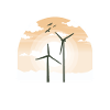 Windpark Windrad Windkraft Grafik