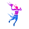 Colourful baller