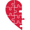 Heart Puzzle (Left) ❤️