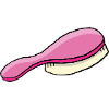 Pink hairbrush | brush