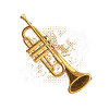 Trompeter Musiknoten Jazz Musik Kunst