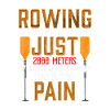 Funny rower adrenaline pumping rower