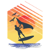 Wing Foiling Surfing Surfer Geschenkidee