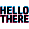 3D effect Hello