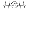 Volleyball heartbeat EKG