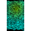 Psychedelic swirl geometric wave pattern