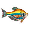 Fischerglück - Anglerglück - Bunter Fisch