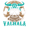 Valhala Viking - Axe Viking hoofd Tattoo Gift