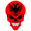 Albania - grim Albanian skull