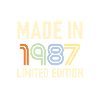 1987 YEAR BIRTHDAY
