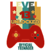 Level 13 Unlocked Official Teenager 13th Birthday