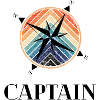 Wind rose captain retro