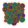 Motif d'art aborigène