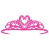 Tiara - pink