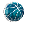 Basketball skyline basketball player