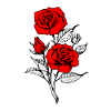 Tattoo red roses