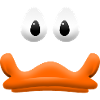 Costume yeux de bec de canard enfants déguisement amusant