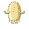 Meditating Potato