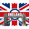 England Flag Tower Bridge