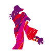 Mother daughter abstract gift