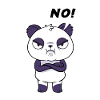 Angry Panda Angry baby panda