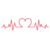 Heartbeat EKG heart heart rate