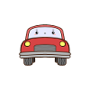 Dessin animé automobile