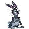 Benny the rabbit plays the clarinet