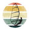 Windsurfing Retro Design