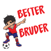 Bester Großer Bruder.. Fußball Dabbing