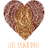 Heart "Live Laugh Love" | heart